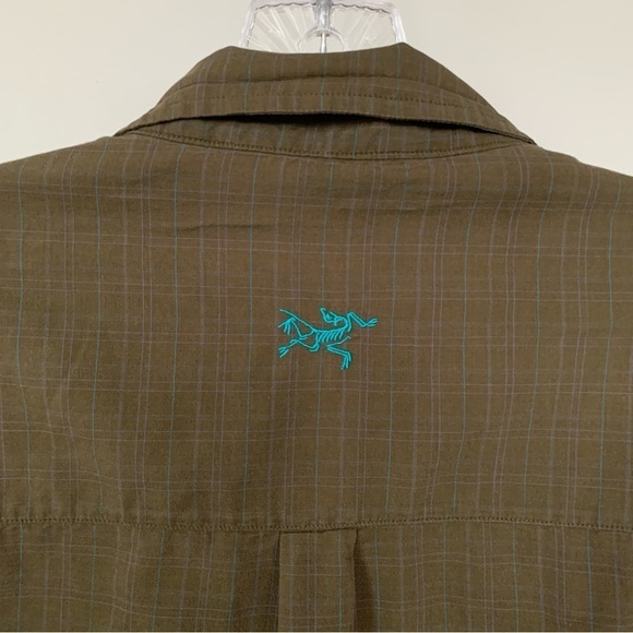 Arc’Teryx Green Long Sleeve Button Down Shirt Size L - Picture 8 of 9